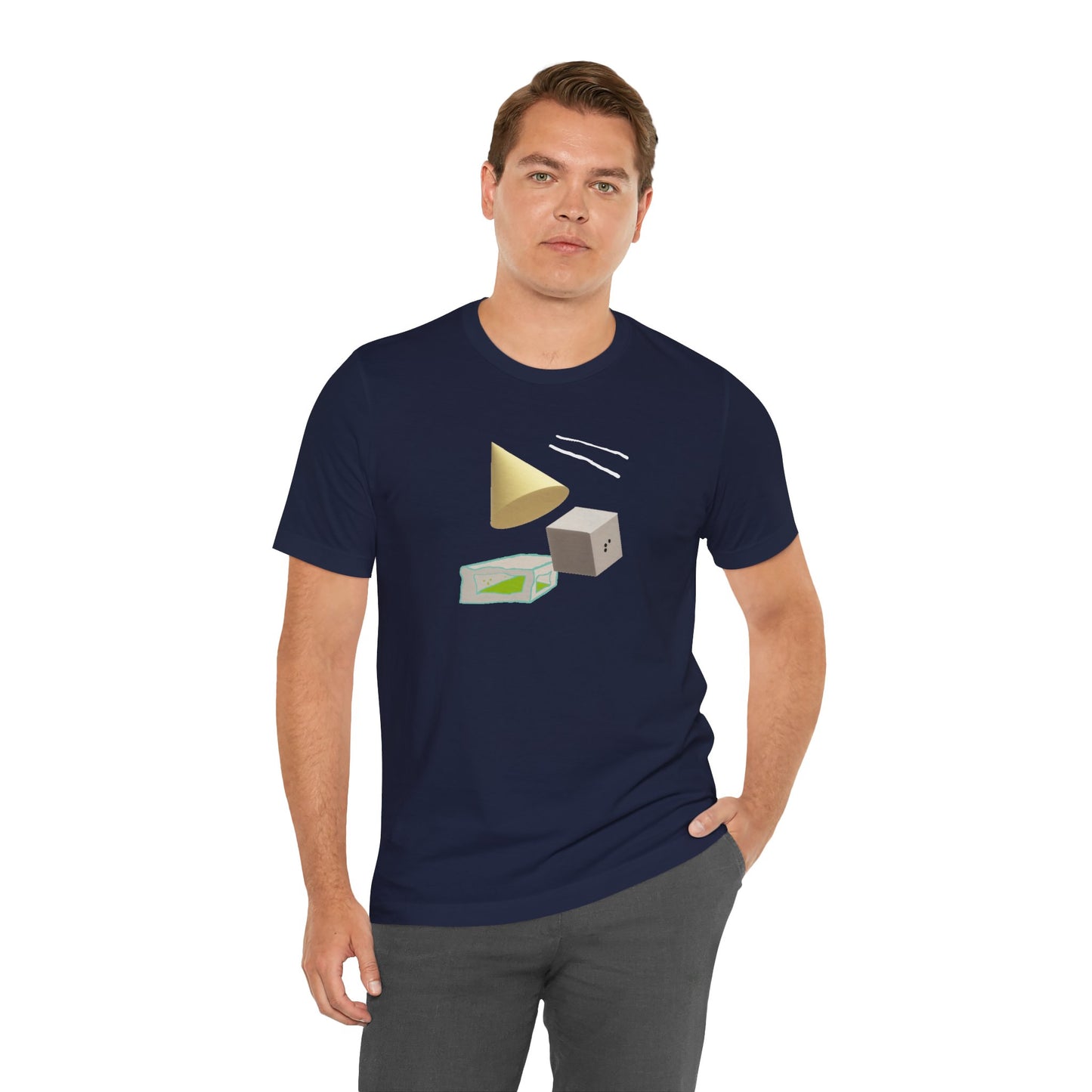 Unisex  Short Sleeve Tee  Simple Tansition