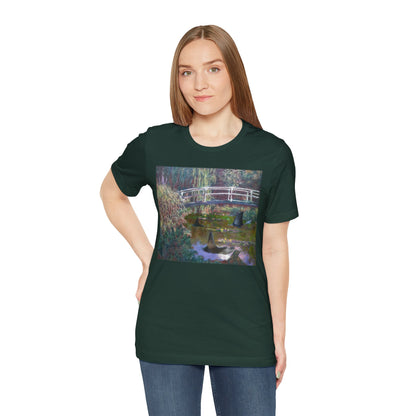 Sharks under Monets' bridge
