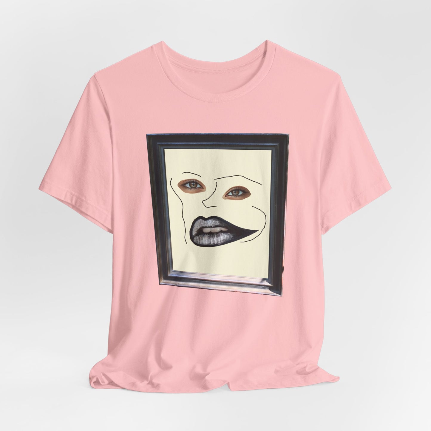 Face in Frame black white