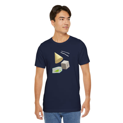 Unisex  Short Sleeve Tee  Simple Tansition