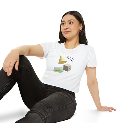 Women's  Crop Top  Simple Transition