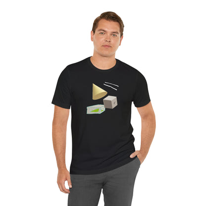 Unisex  Short Sleeve Tee  Simple Tansition