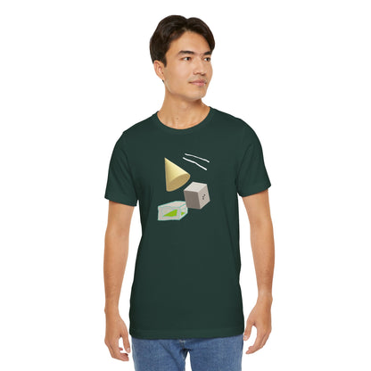Unisex  Short Sleeve Tee  Simple Tansition