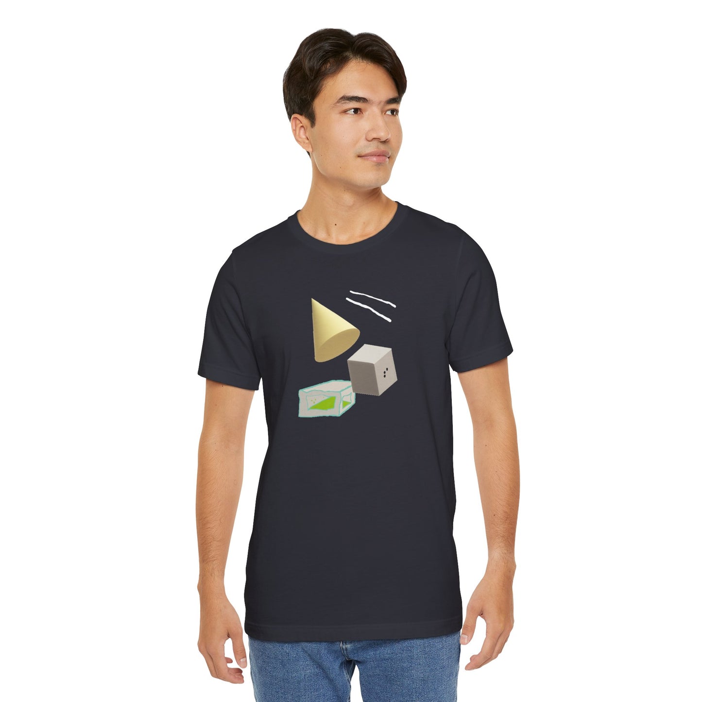 Unisex  Short Sleeve Tee  Simple Tansition