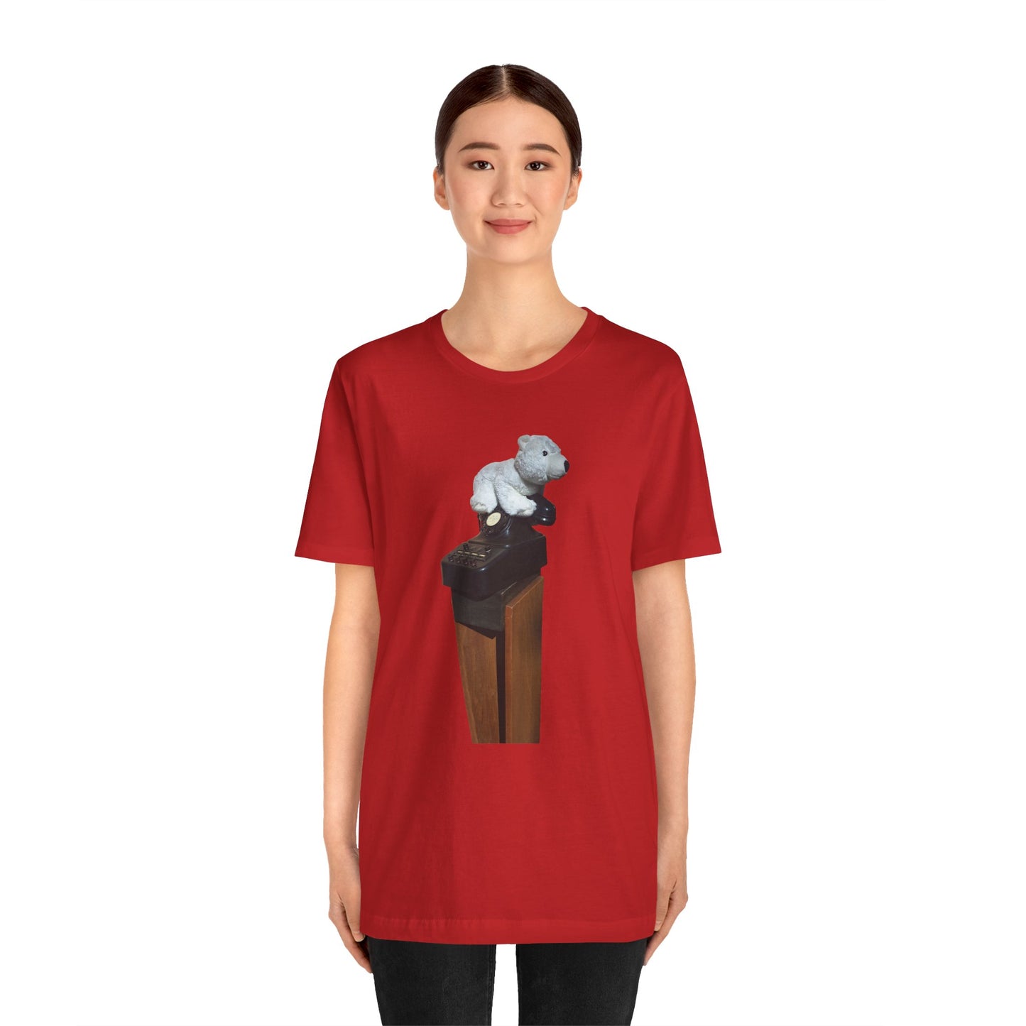 Polar Bear Phone getting comfortable