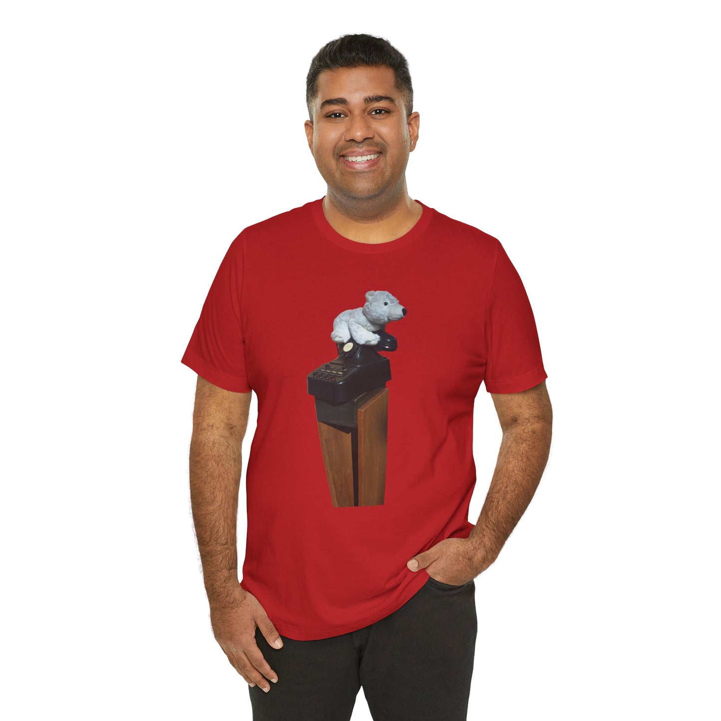Polar Bear Phone getting comfortable