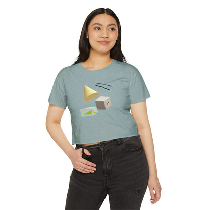 Women's  Crop Top  Simple Transition