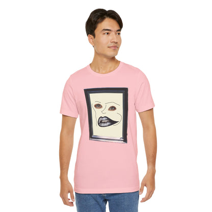 Face in Frame black white