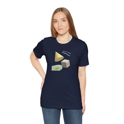 Unisex  Short Sleeve Tee  Simple Tansition