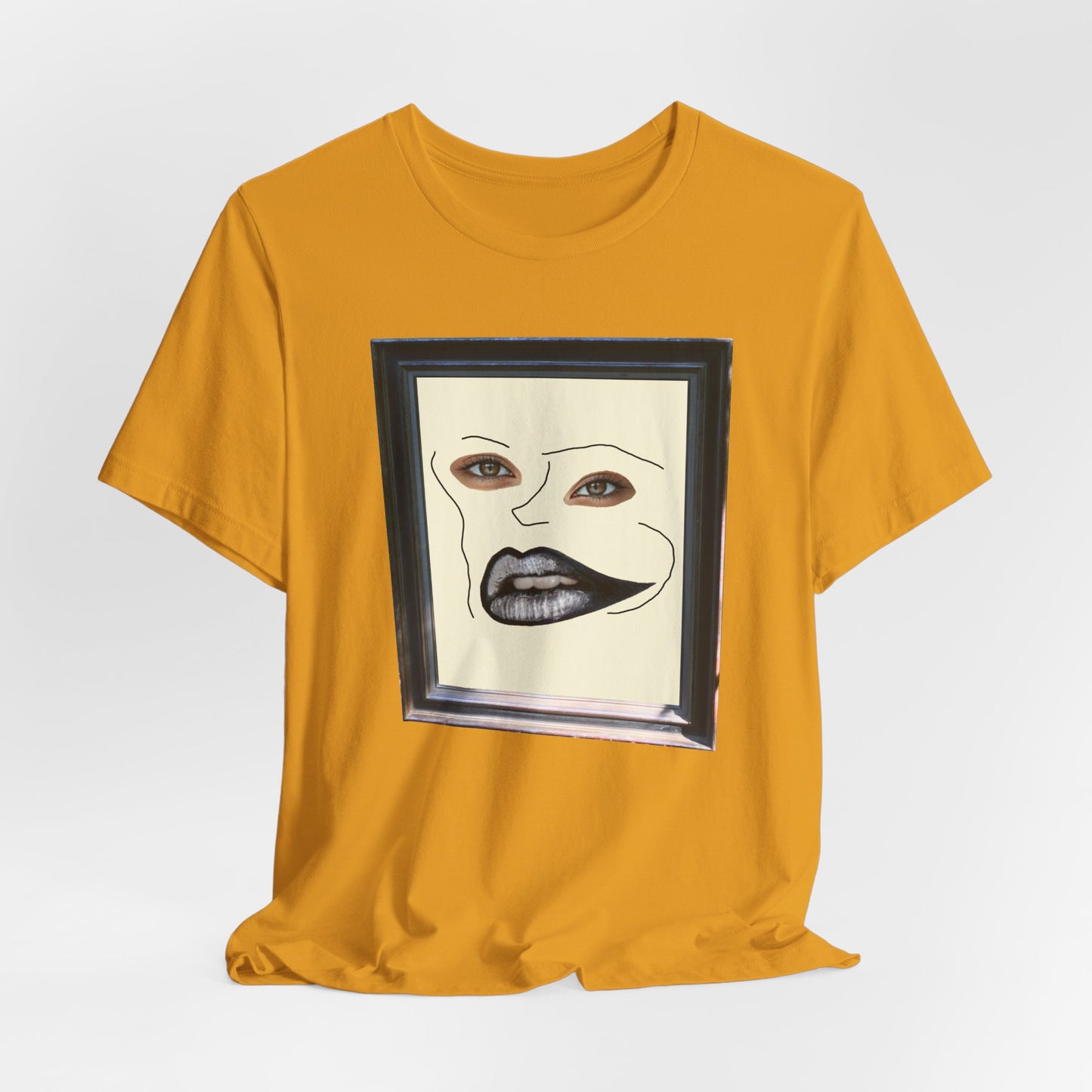 Face in Frame black white