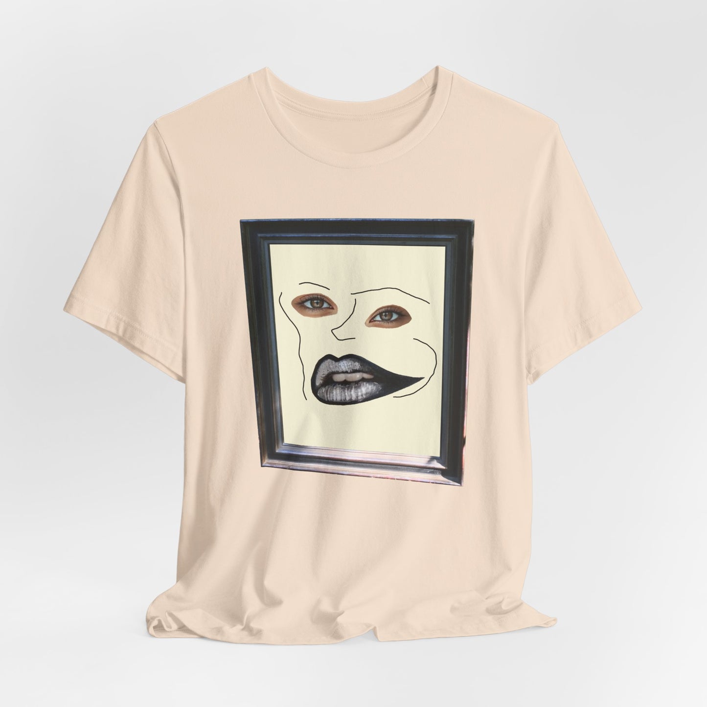 Face in Frame black white