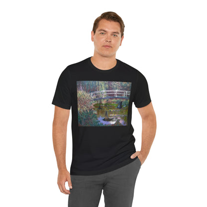 Sharks under Monets' bridge
