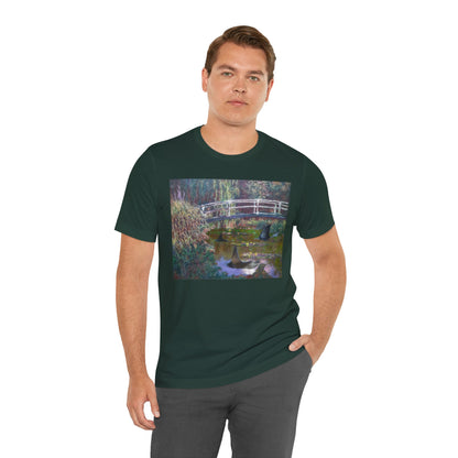 Sharks under Monets' bridge
