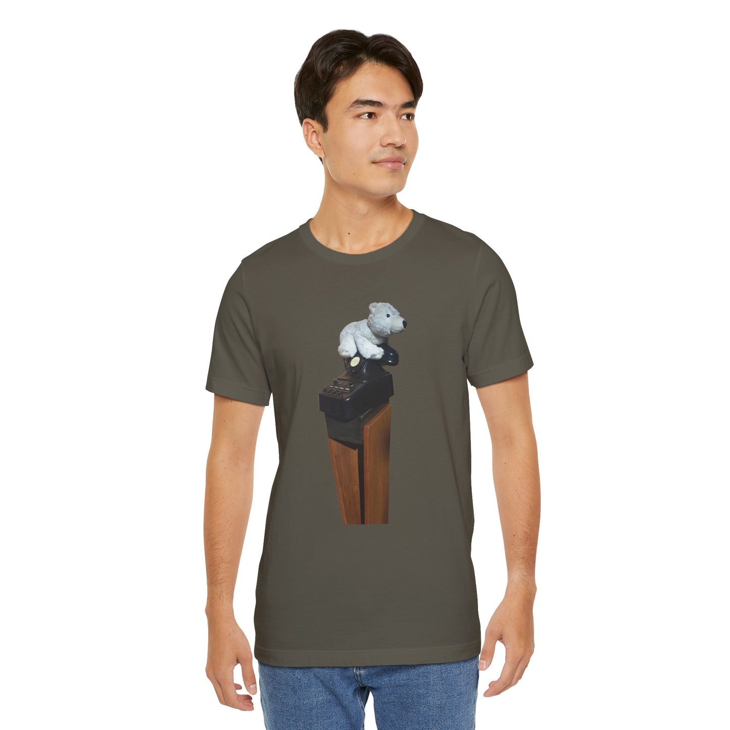 Polar Bear Phone getting comfortable